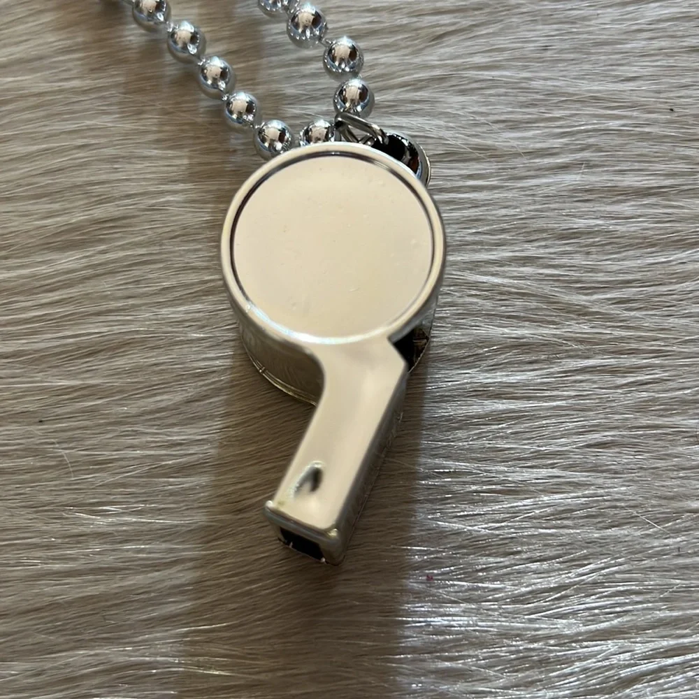 Forum Novelties Adult Silver Whistle Necklace OS
